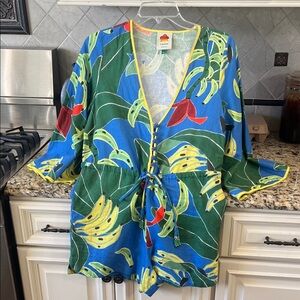 FARM Rio Tropical Leaf Print Women's Shorts